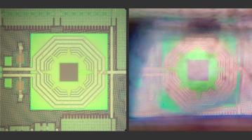 Silicon diamond chip